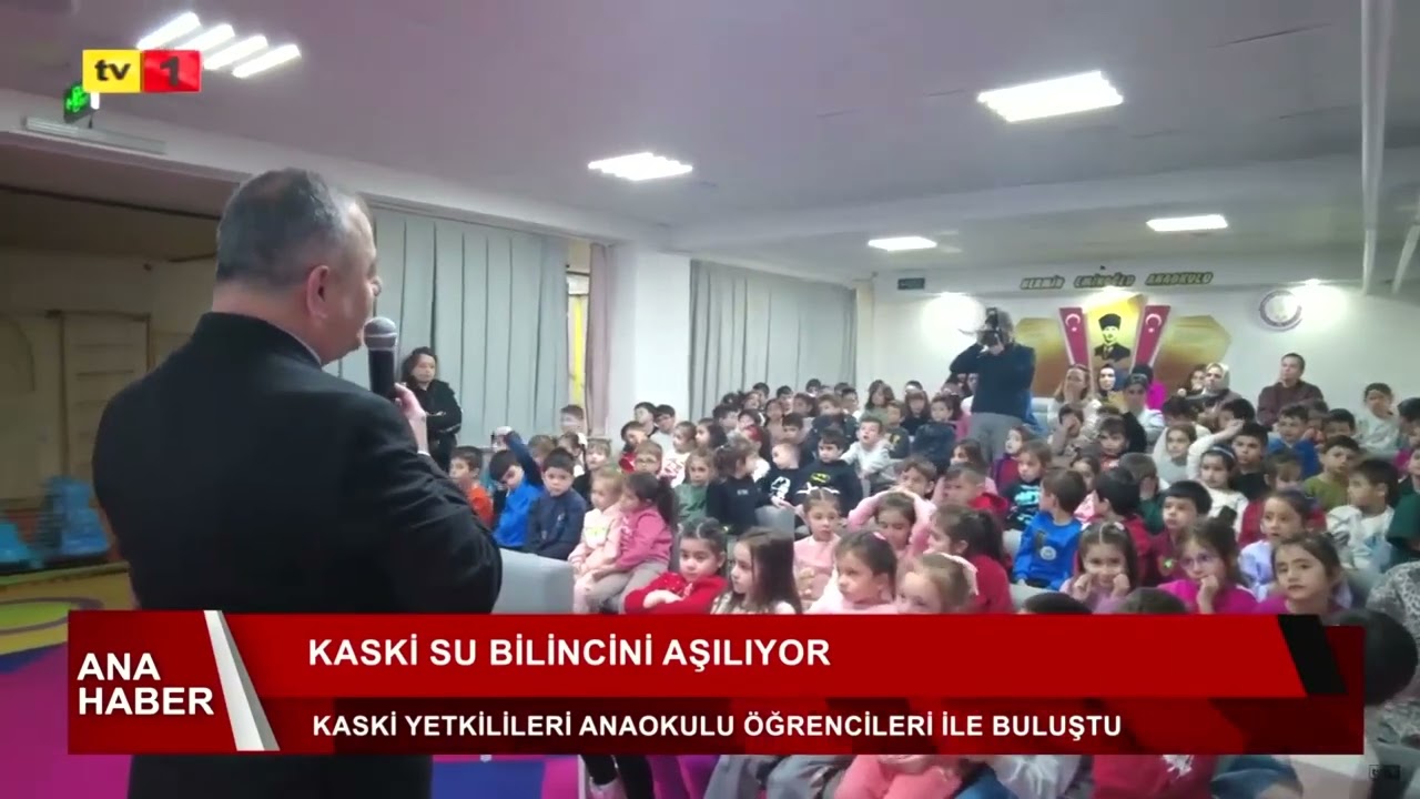 TV’de “KASKİ Dünya Su Günü’nde Miniklere Su Bilincini Aşıladı” Başlıklı Bültenimiz