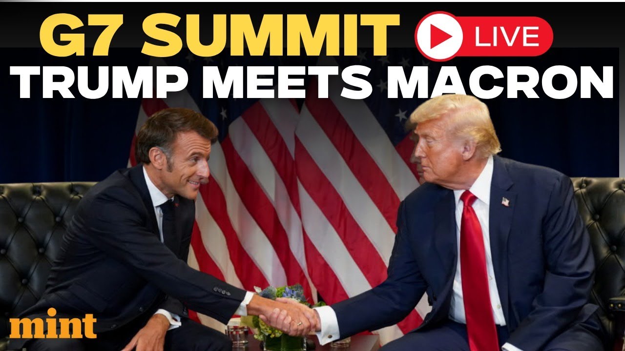 G7 Summit Live: Donald Trump Holds High-Stakes Meeting with Macron | USA | France