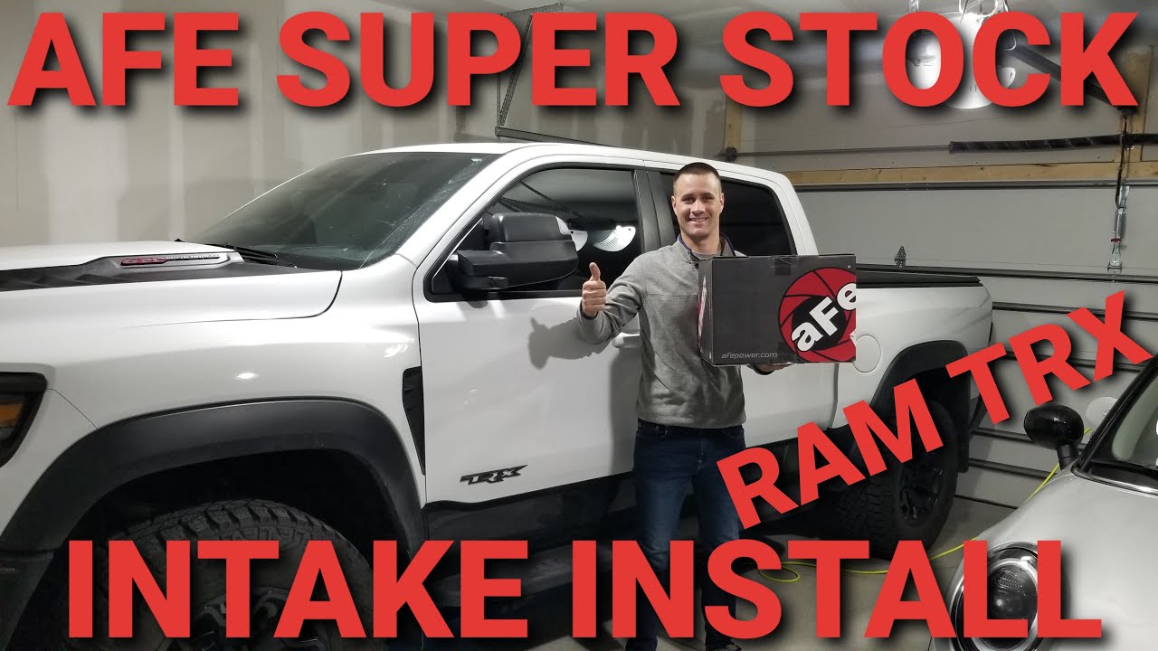 RAM TRX AFE Super Stock Intake Install DIY