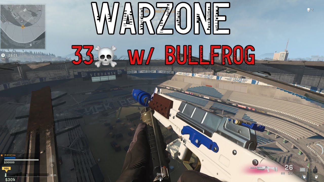 How I dropped 33 Kills with The Bullfrog in WZ SOLOS