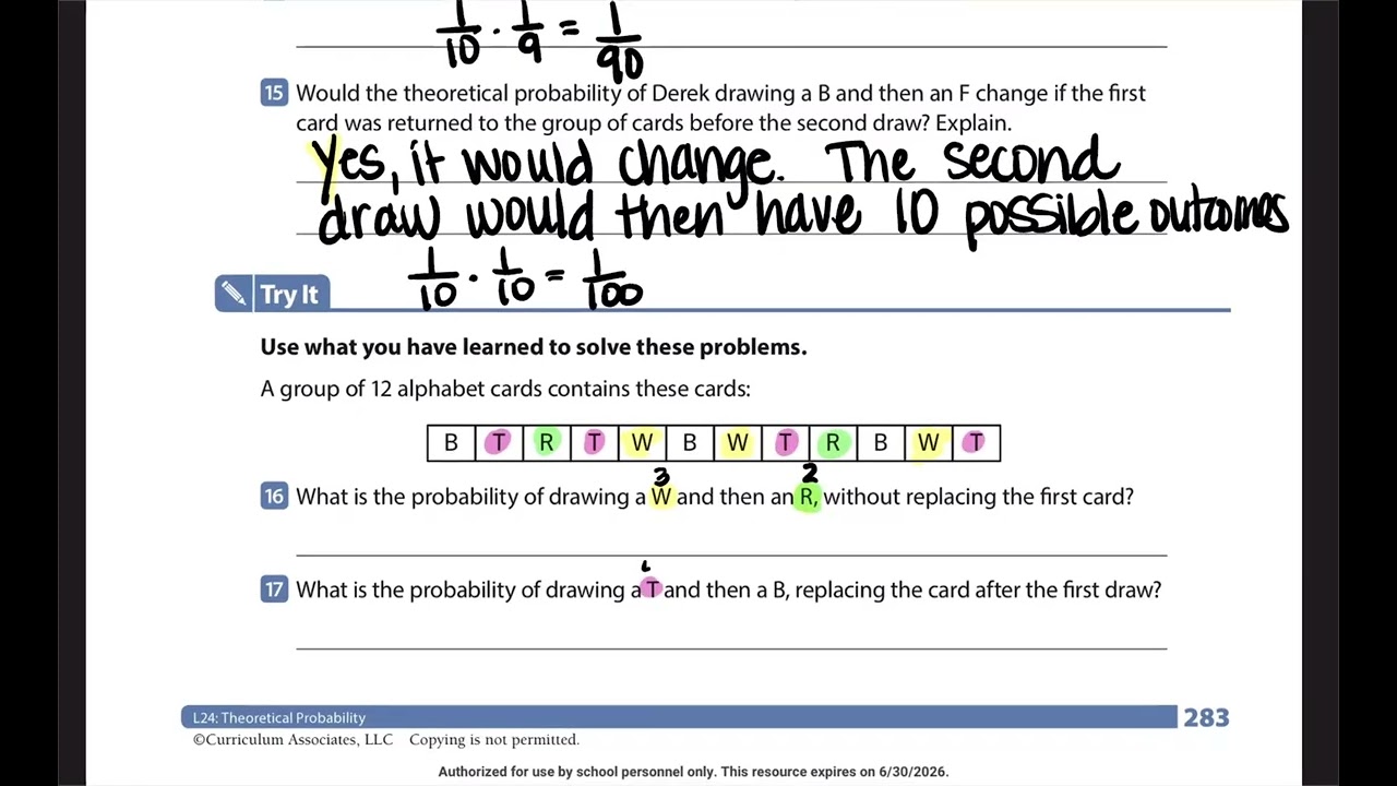 RTX Lesson 24 Part 3_Theoretical Probability