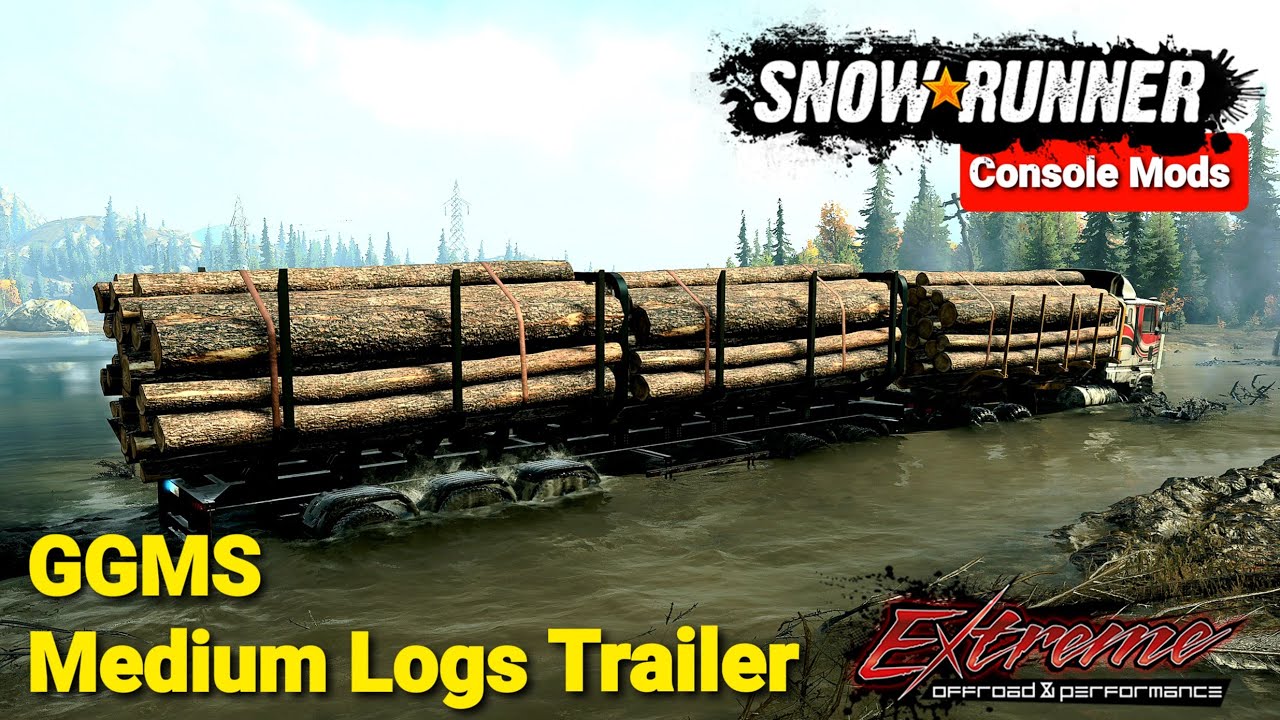 New GGMS Medium Logs Trailer in SnowRunner Phase 6 Update