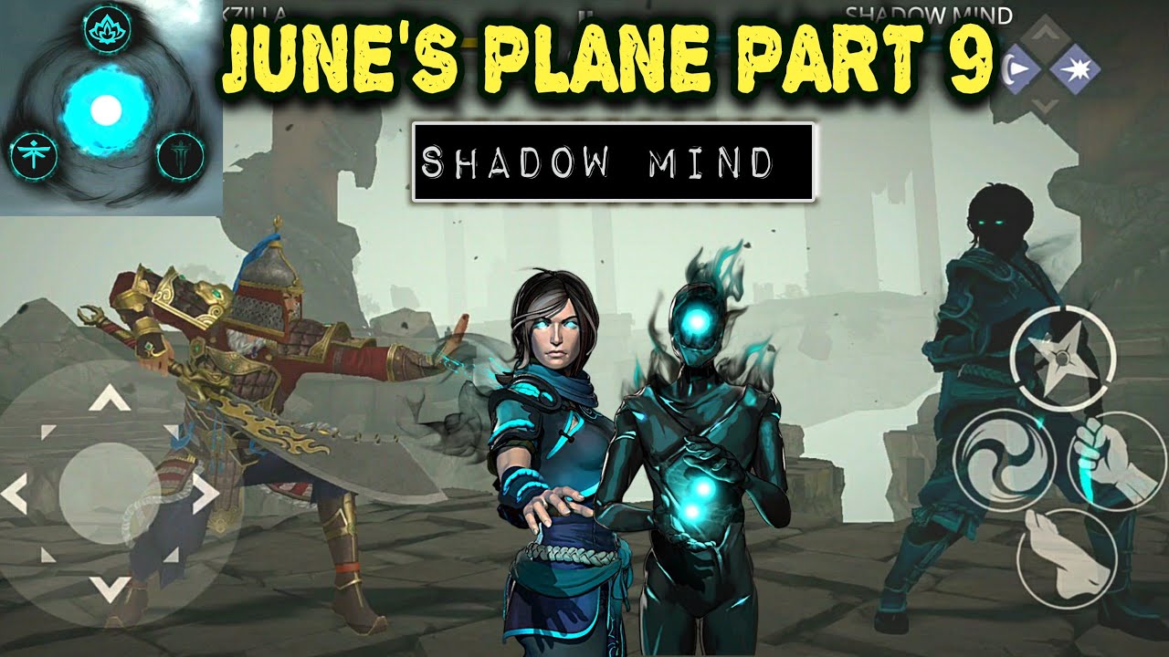 Shadow Fight 3 June's plane part 9 | end of story | final boss Shadow mind