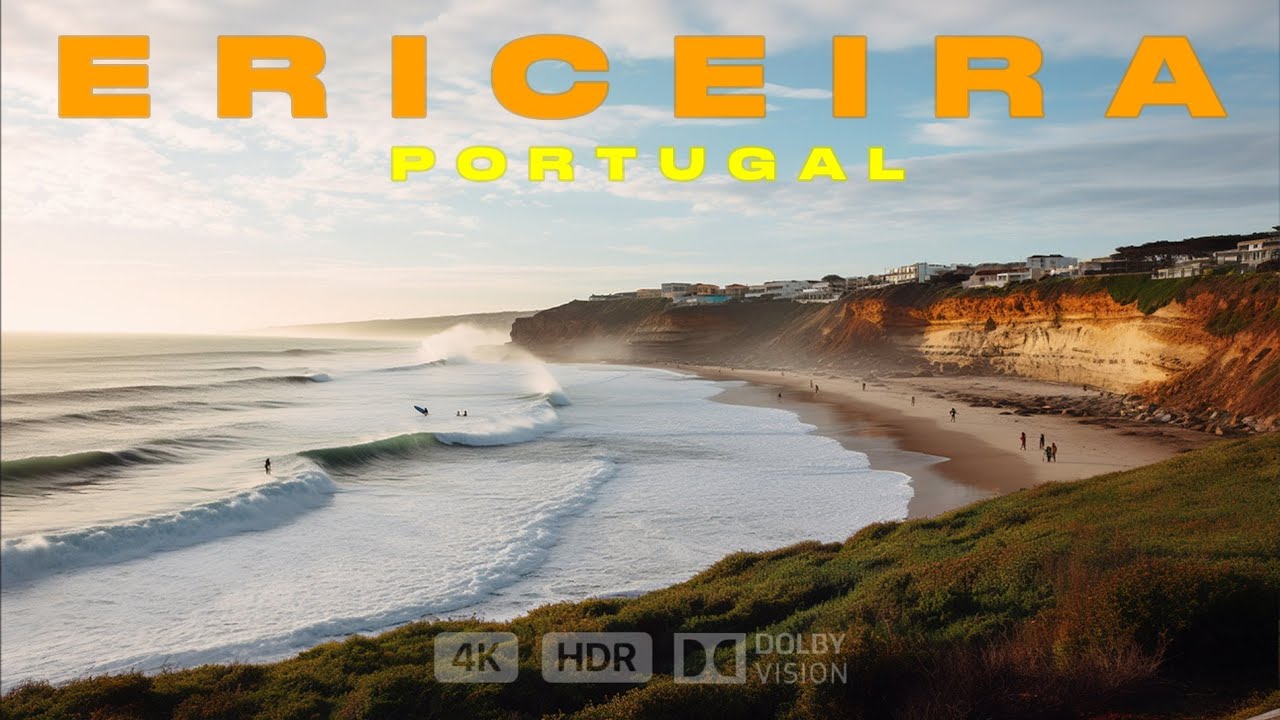 Эрисейра, Португалия 🇵🇹 — Один из самых красивых прибрежных городов Европы. Пешеходная прогулка в 4K