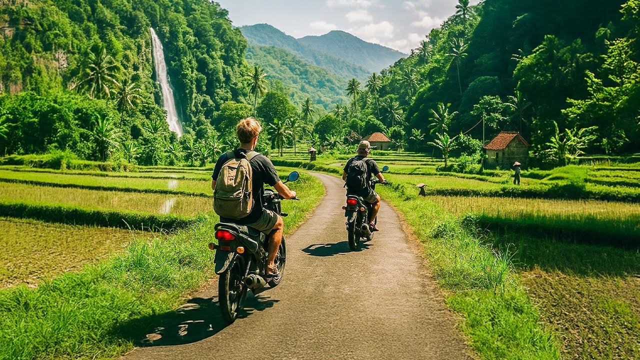 2 Friends Motorbike Through Bali With No Plan