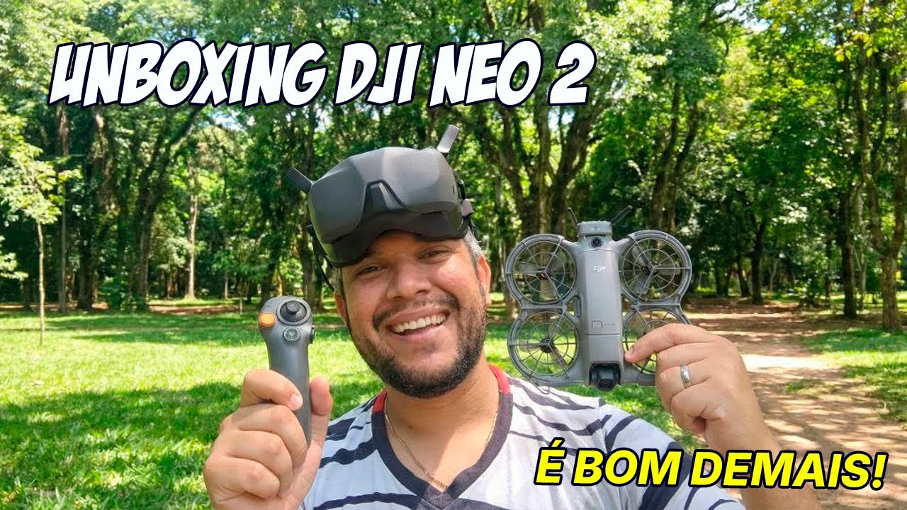 DJI NEO 2 CHEGOU! UNBOXING E PRIMEIROS TESTES - NOVO DRONE DO CANAL 