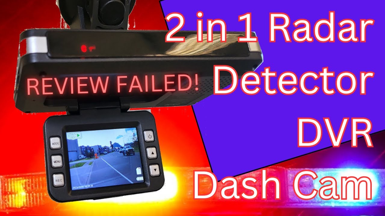 Car Radar Detector DVR Dash Cam Review