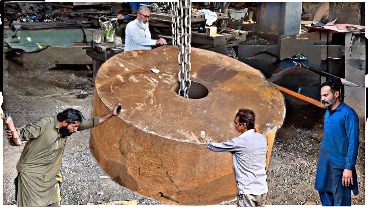 Massive Gear Wheel Repair — Heavy Steel Machining Work