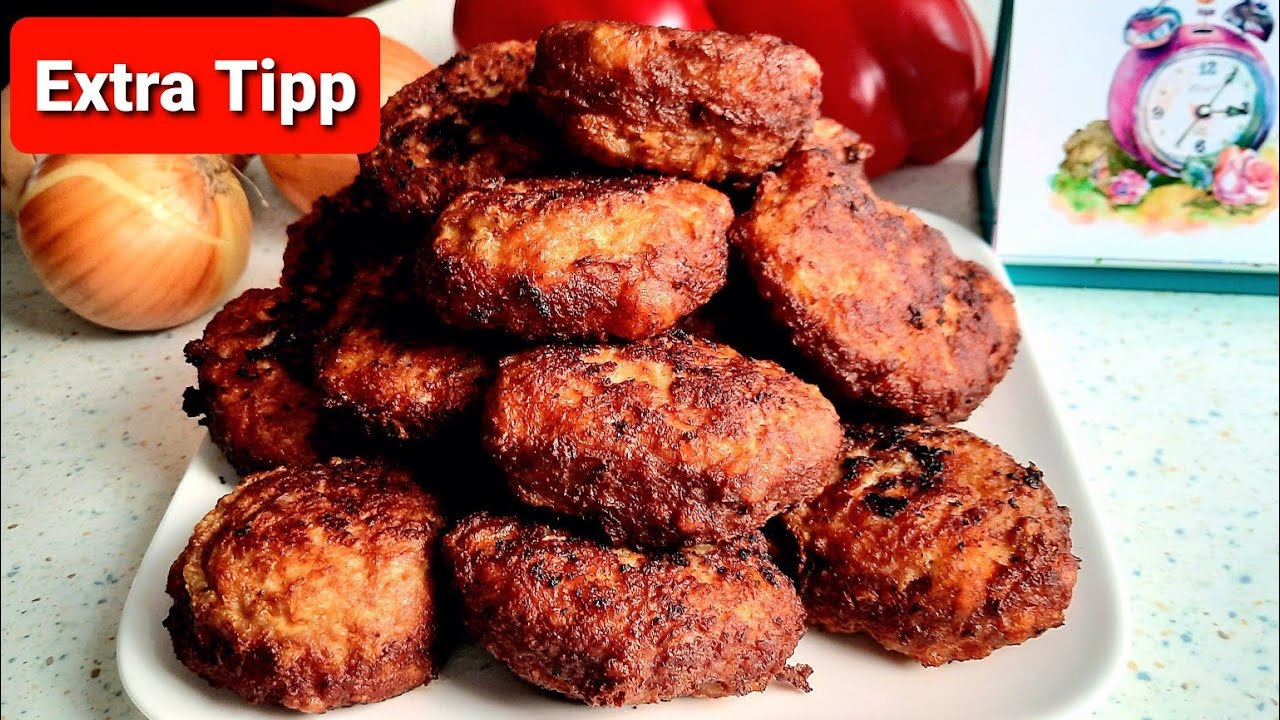 Saftige Frikadellen Buletten Extra Tipp 🍽 Котлеты сочные, вкуснейшие