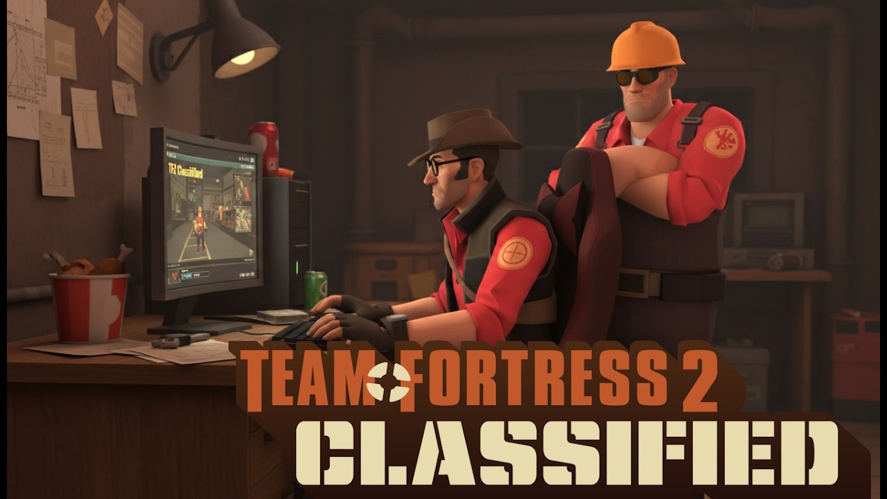 Снайпер играет в TF2 Classified (с участием инженера)