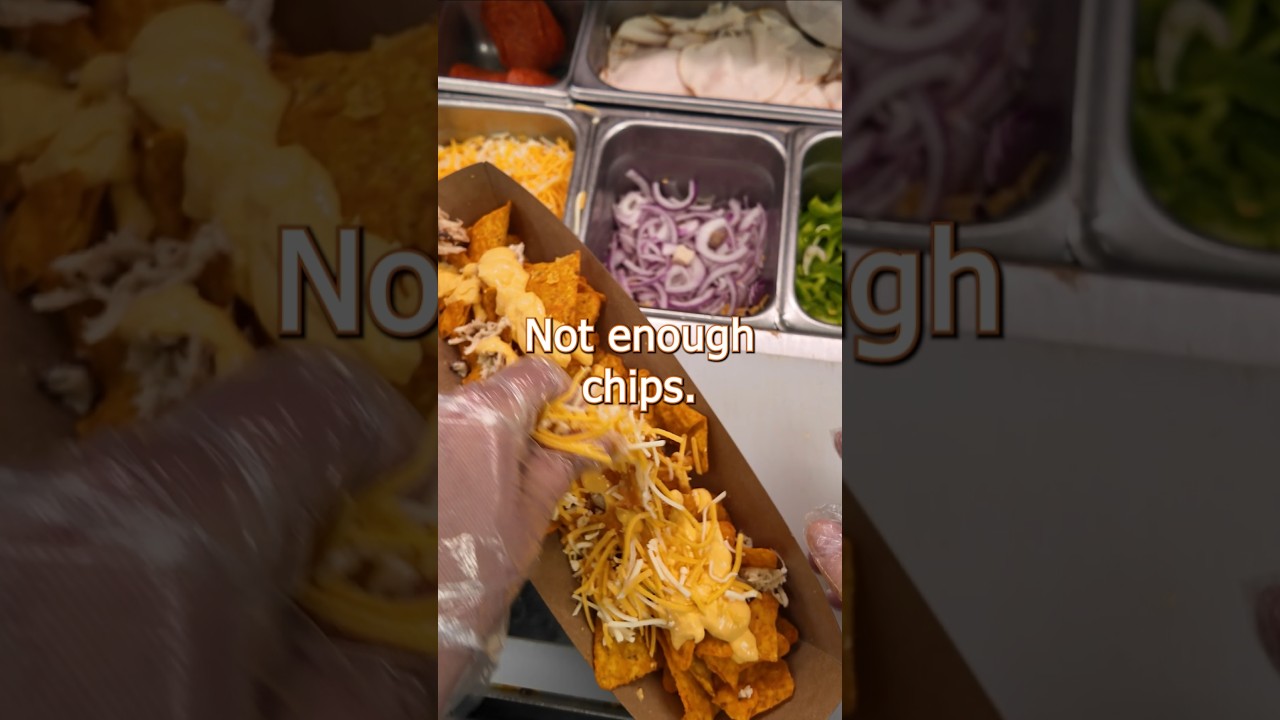 Subway Sandwiches POV Footlong Nachos With 2 Bags of Doritos
