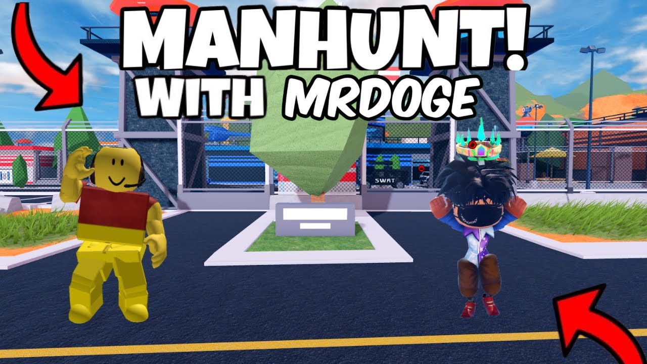 Mobile Player VS Pro Criminals! Jailbreak Manhunt!
