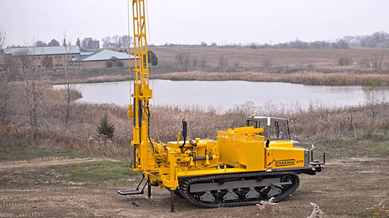Terramac RT9 Crawler Carrier ///  Custom Drill Rig Mount