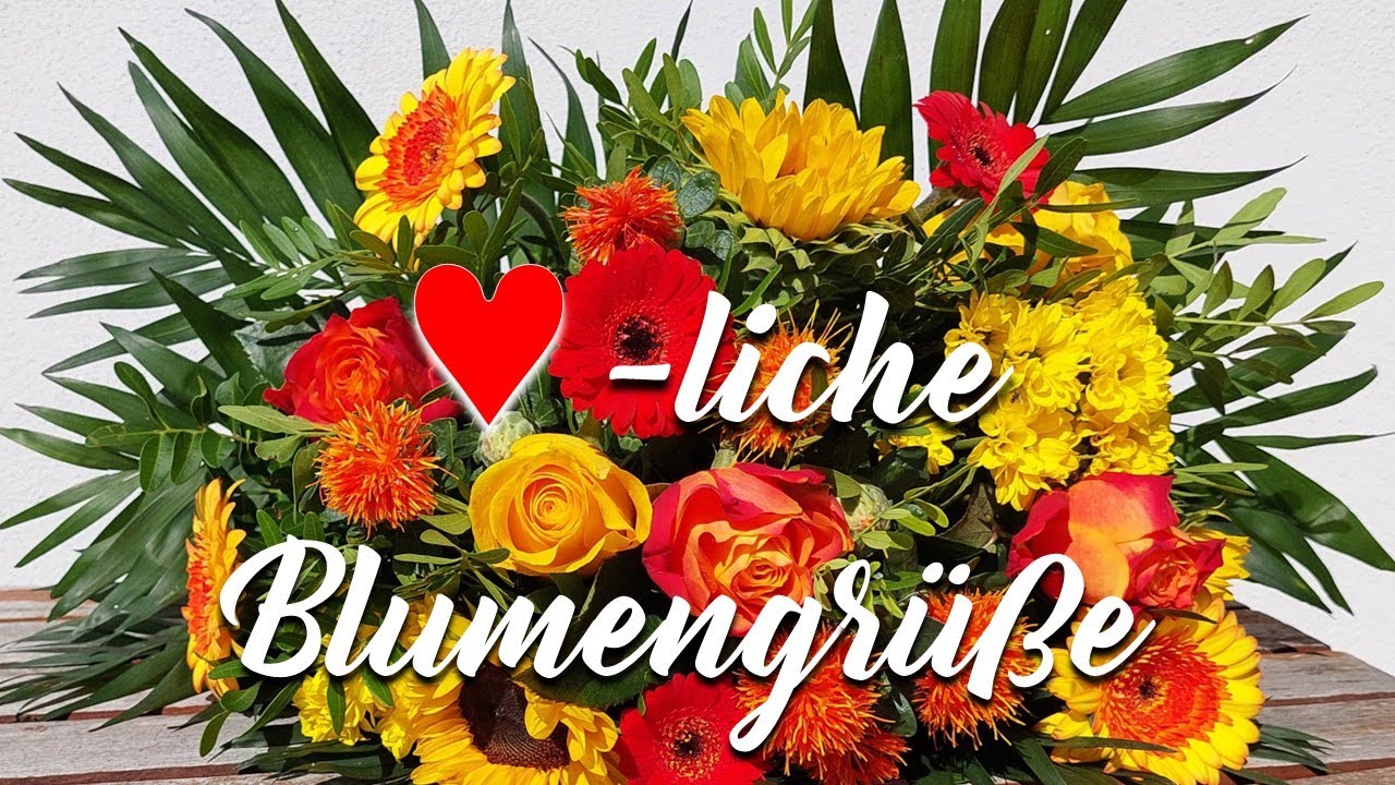 Herzliche Blumengr&uuml;&szlig;e f&uuml;r dich!