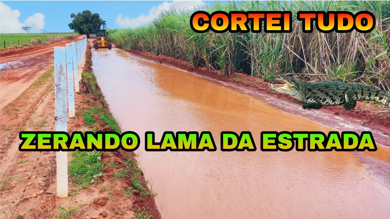 RETIRANDO LAMA DA ESTRADA MOTONIVELADORA CATERPILLAR 140K PATROL DICAS DE CORTE ✅