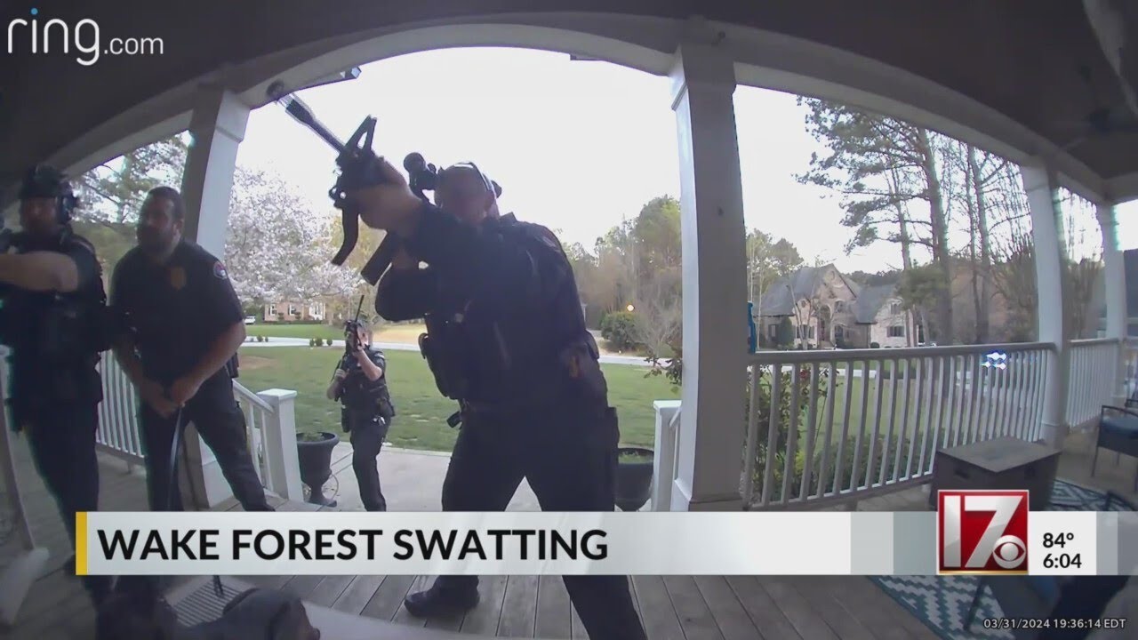 Audio released of Wake Forest swatting call that terrified family