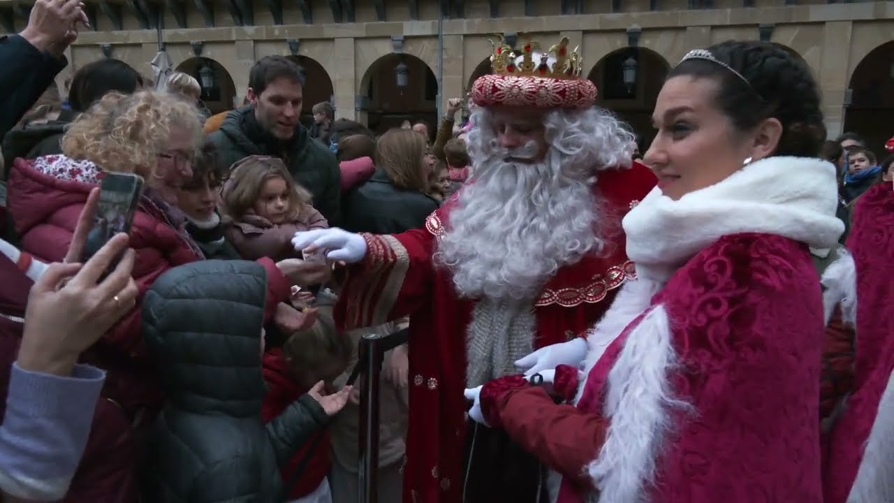 Los Reyes Magos Melchor, Gaspar y Baltasar llegan a Donostia I 2025