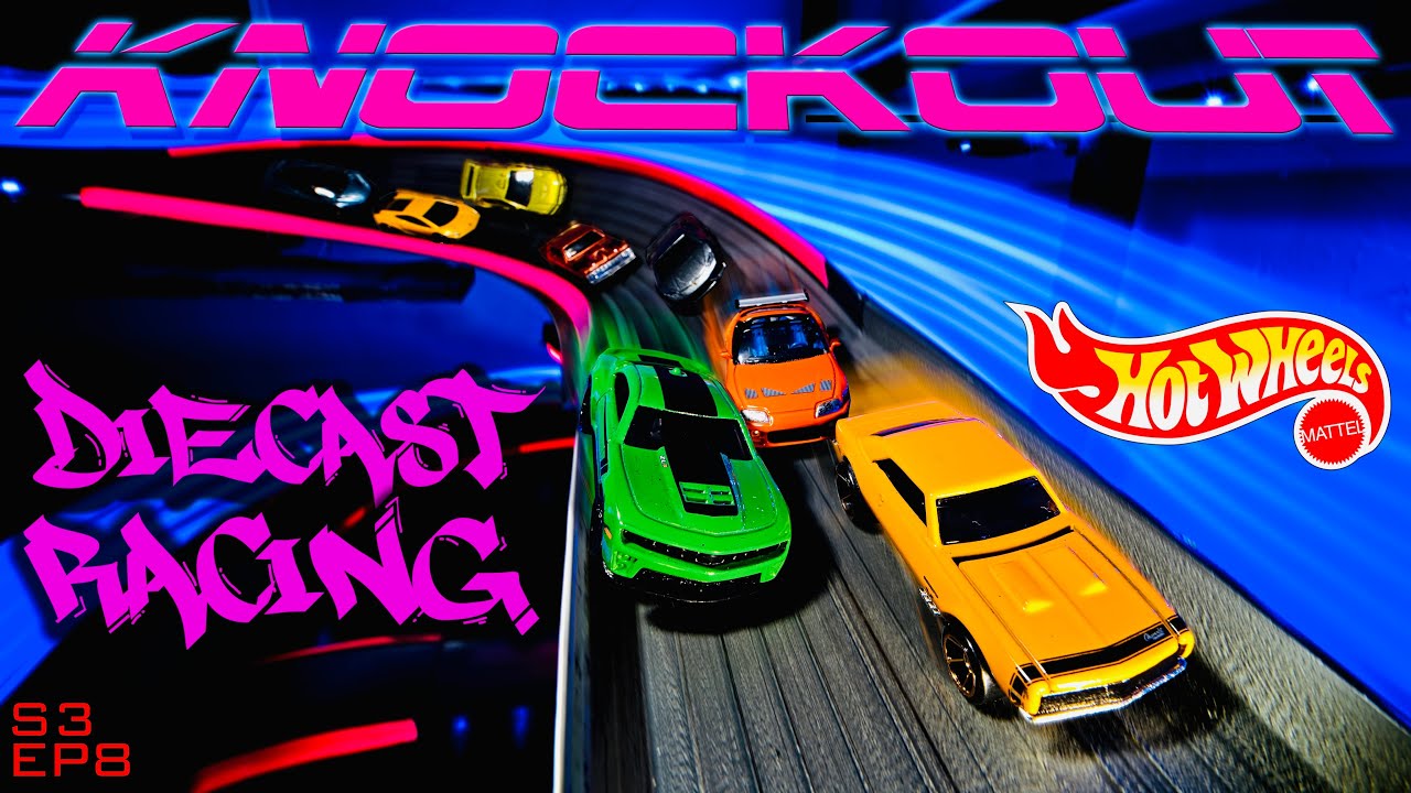 Последняя выжившая машина!!! 8 машин Hotwheels racing S3 EP8