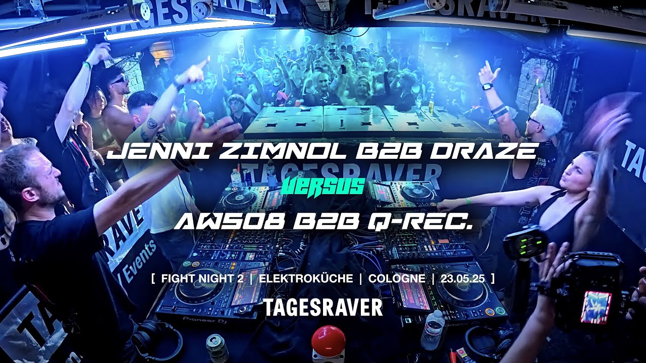 JENNI ZIMNOL B2B DRAZE ⚡VS⚡ AW508 B2B Q-REC.  [ FIGHT NIGHT 2 ] @ ELEKTROKÜCHE [  HARDTECHNO ]