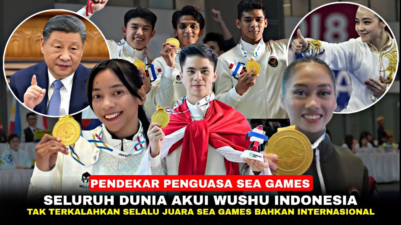 China Kagum Wushu Indonesia Sehebat Itu! 8 Pendekar Indo Kejutkan Asia, Jd Penguasa Juara Sea Games