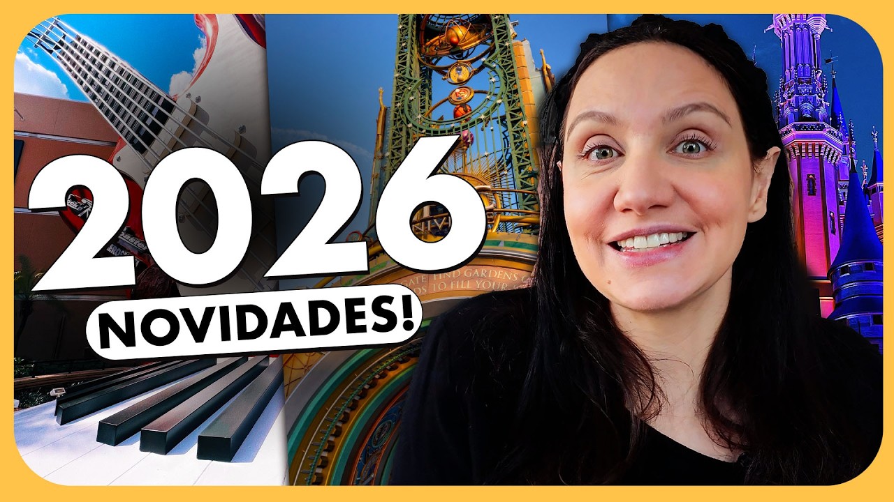 MOTIVOS PARA VIAJAR PRA ORLANDO EM 2026!