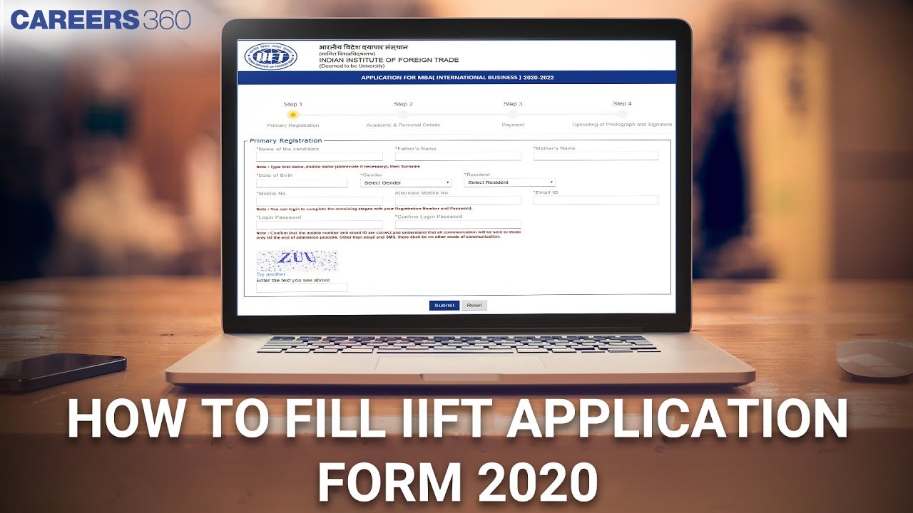 How to fill IIFT Application Form 2020 - Step by Step Guide