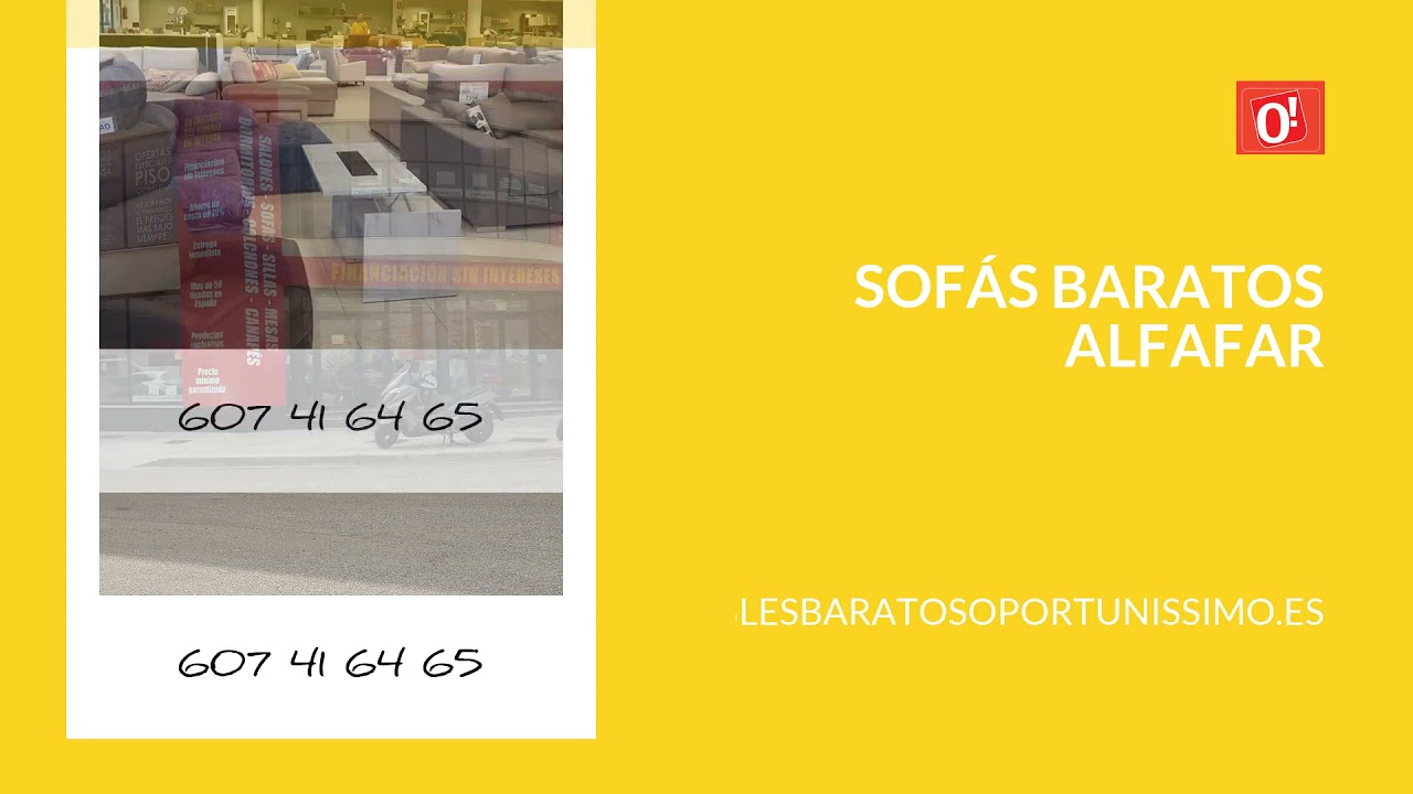 Sof&aacute;s baratos Alfafar