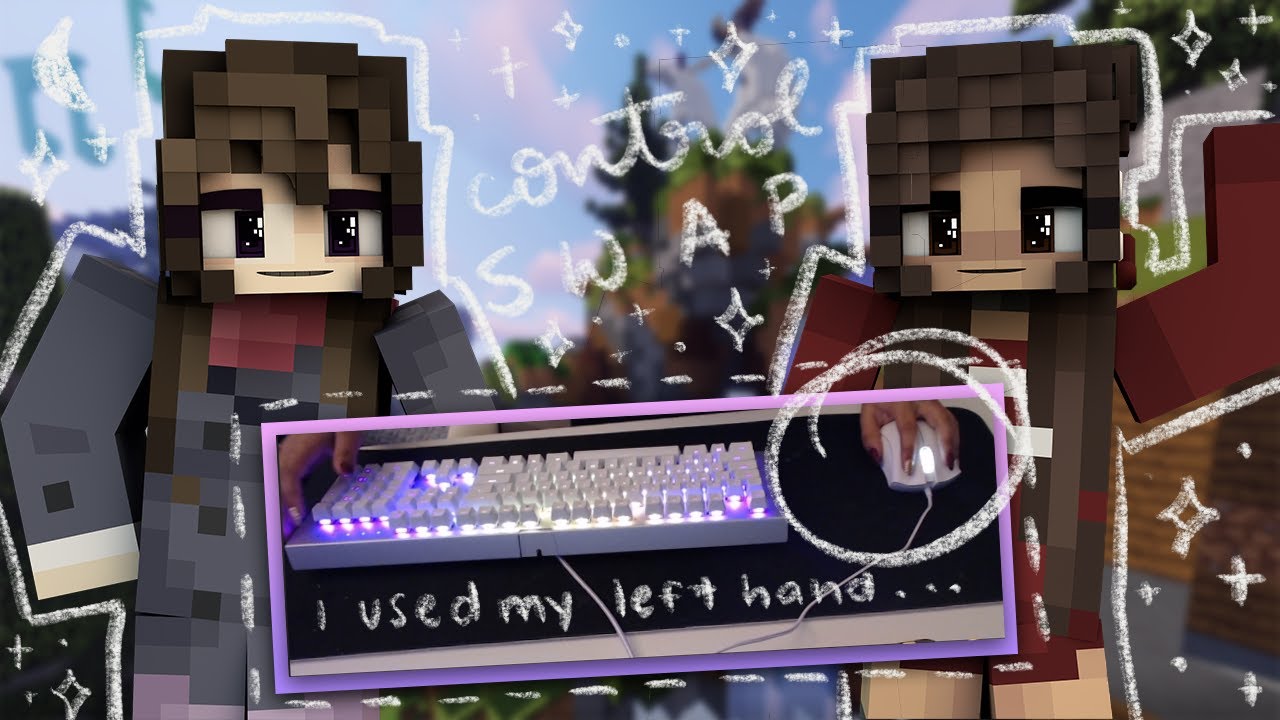 minecraft but i use my left hand (handcam)