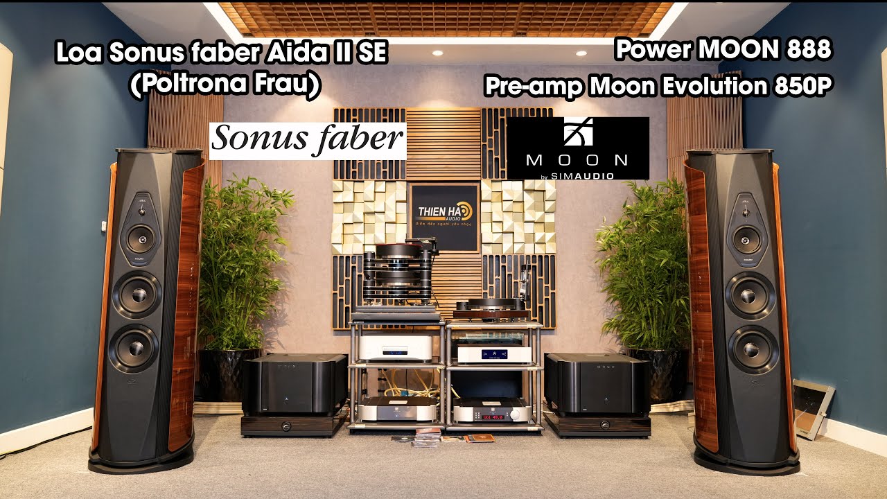 Loa Sonus faber Aida II SE (Poltrona Frau) - Phiên Bản Giới Hạn Tham Chiếu Hệ Thống Moon Power 888