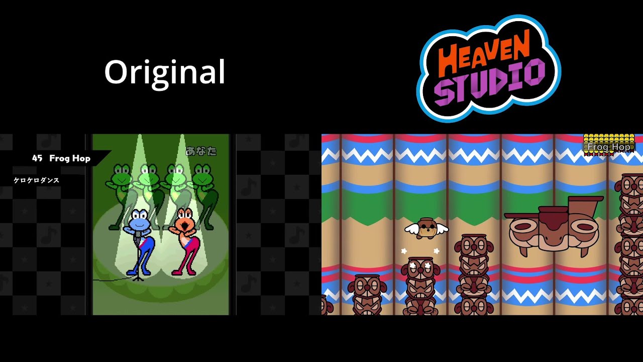 [OUTDATED, SEE DESCRIPTION] Rhythm Remix in Heaven Studio! [Side-by-Side Comparison]
