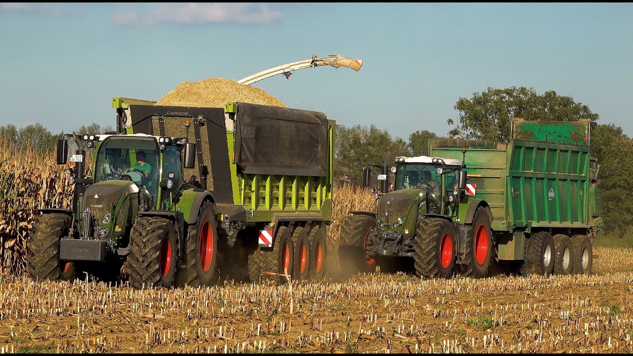 Mais 2020 : LU Althausen / Claas Jaguar 960 / Fendt 936 / Tebbe / USA / M.A.N / Maisernte / Häckseln