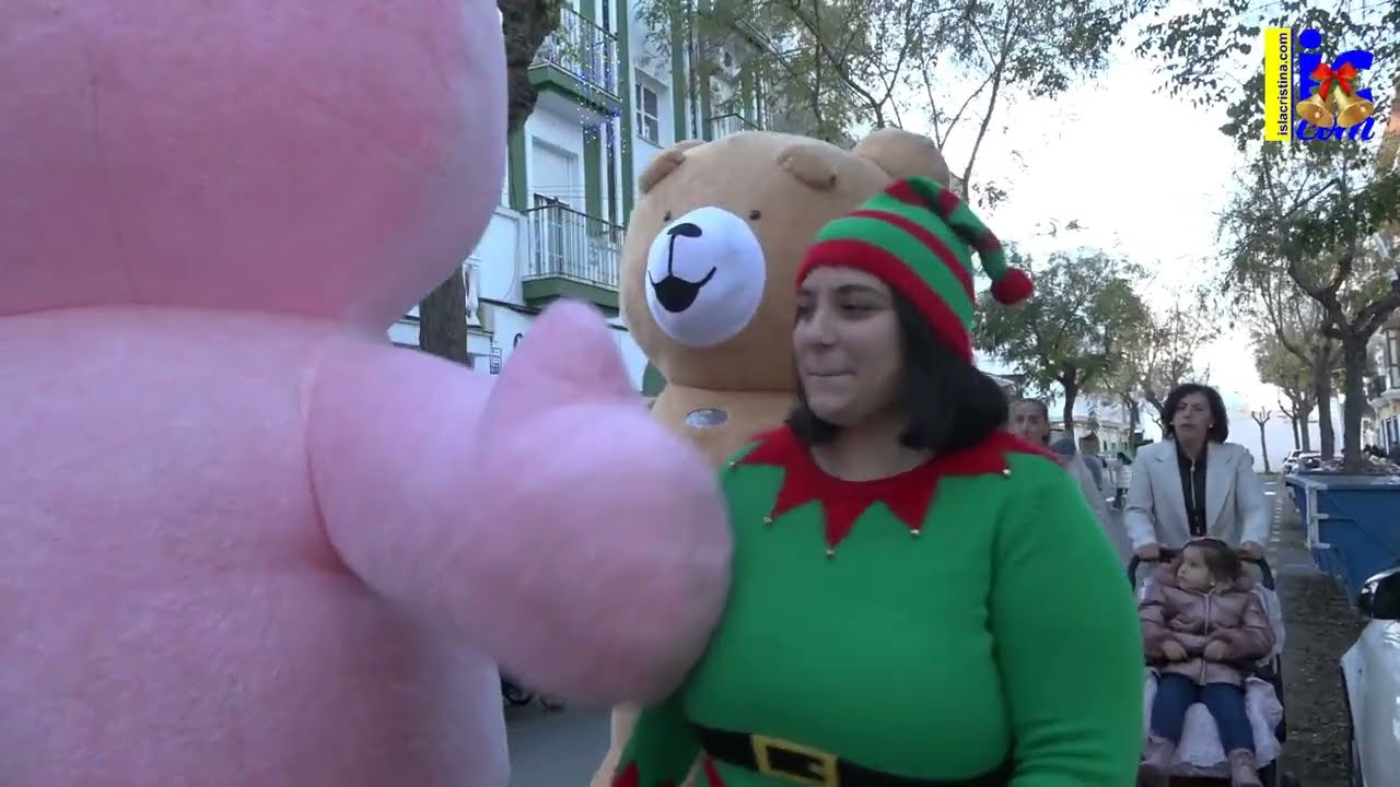 Pasacalles con Personajes Navideños y Elfos // Isla Cristina // 22 12 2025.