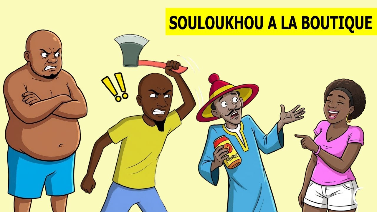 Souloukhou à la boutique de Poulo