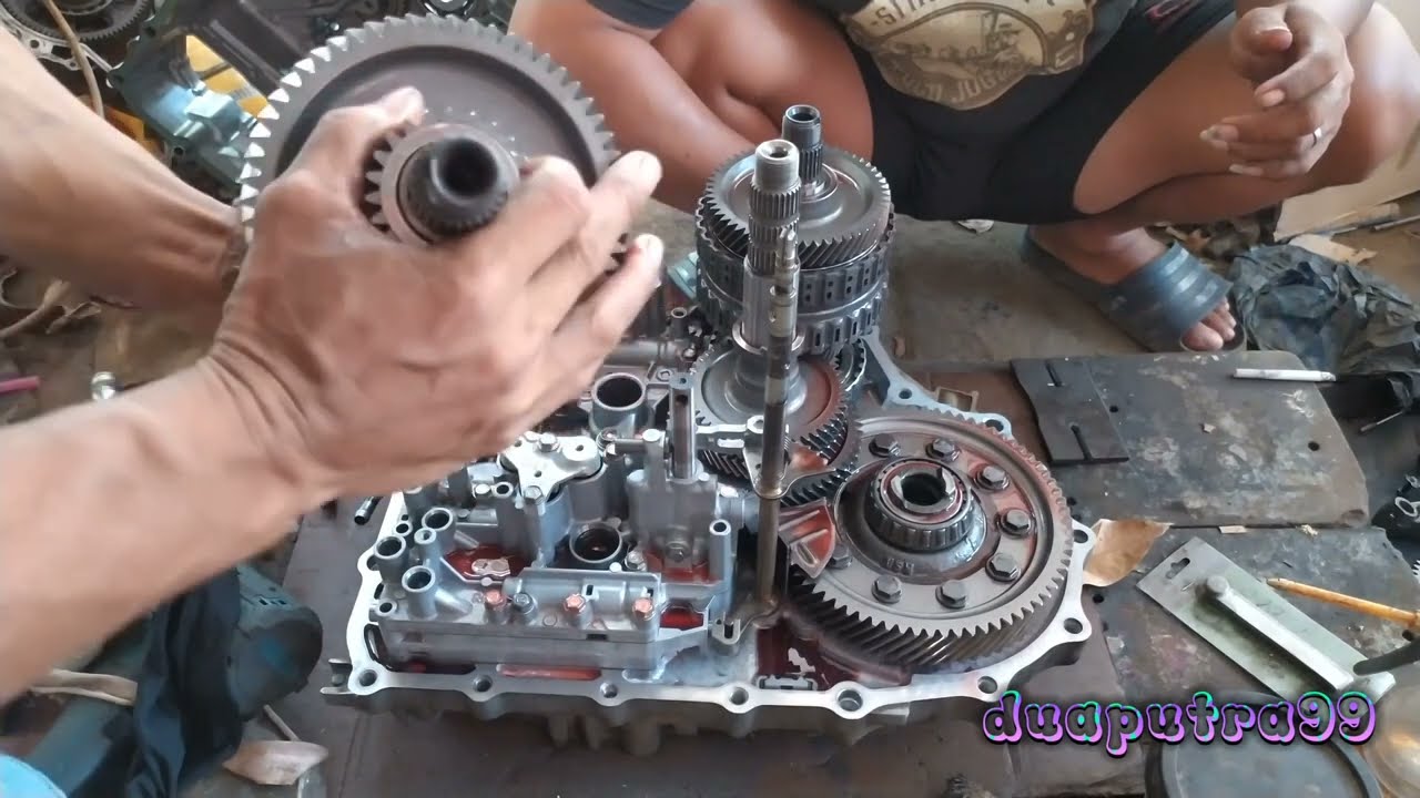 cara bongkar transmisi matic HONDA FREED / HONDA JAZZ GE8 part 2