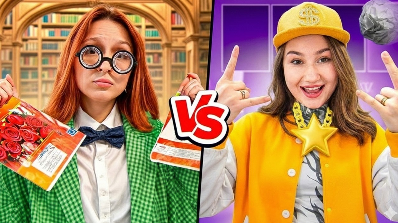 TOCILARUL vs REBELUL! Transformare din TOCILARĂ într-o FATĂ POPULARĂ în 24 de ore!