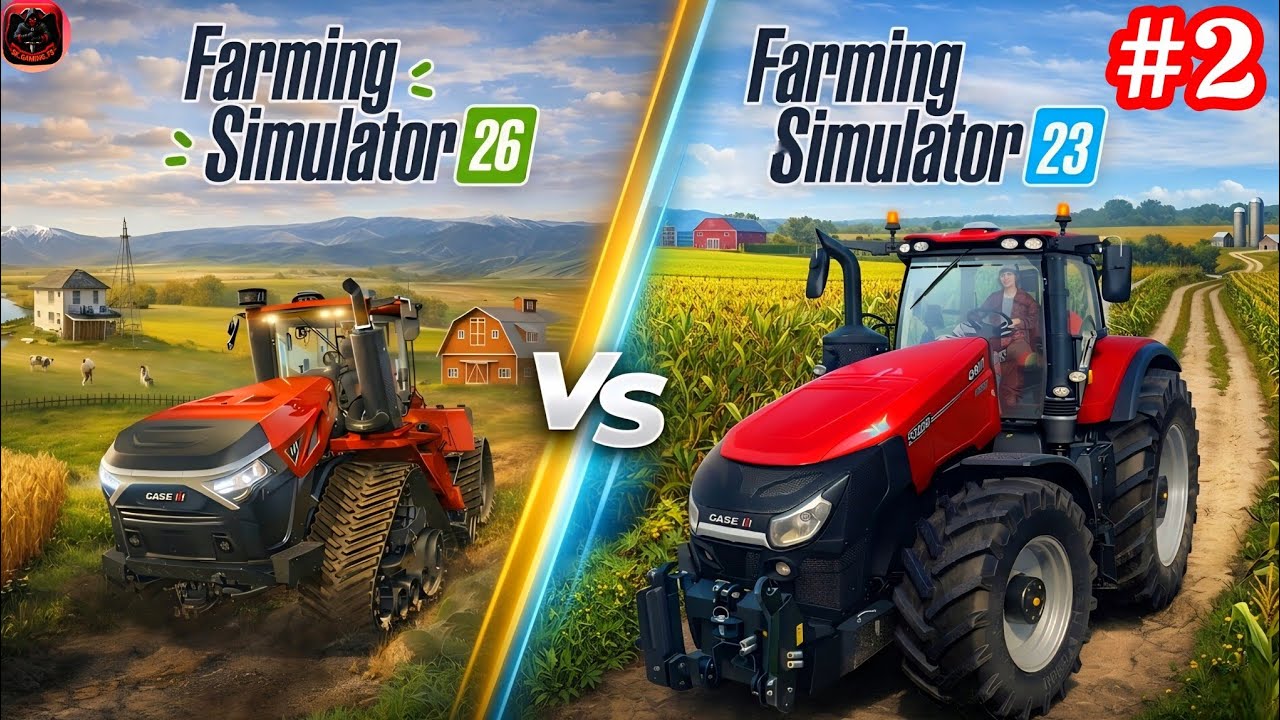 FS23 VS FS26 Mobile | Comparisons Between Tractors & Trucks Graphics |#SK_GAMING_FS |#2|