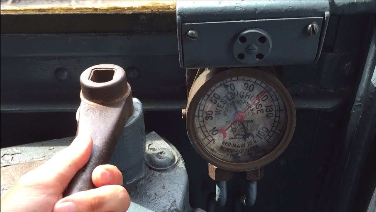 Shore Line Trolley Museum HD 60fps: R9 1689 Cab Sounds & AMUE Brake Valve Demonstration 7/18/15