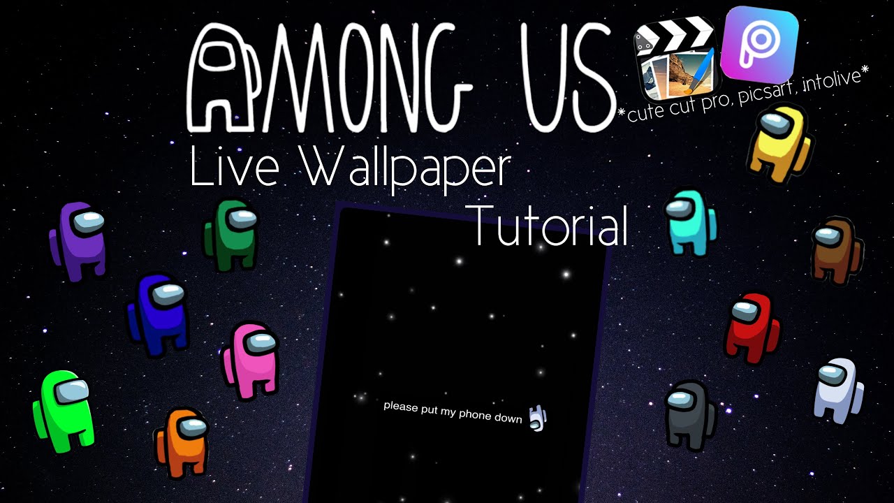 Among us wallpaper tutorial