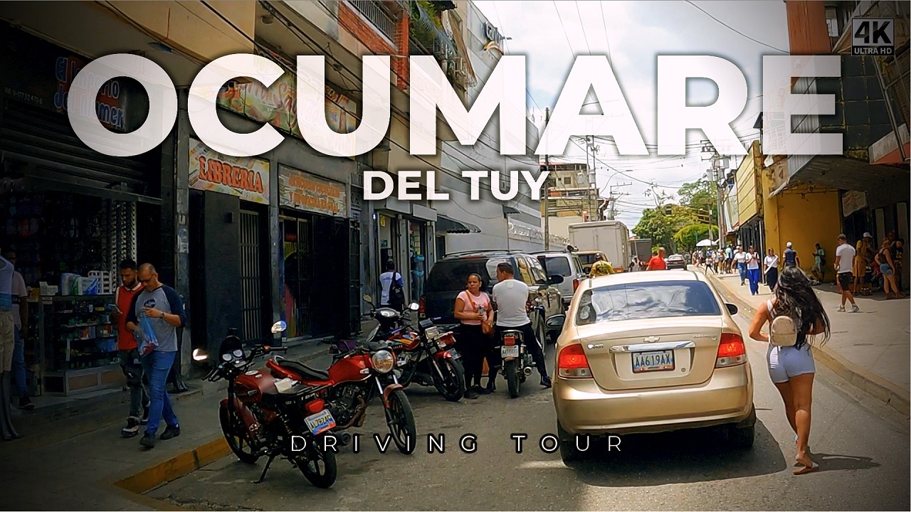 🇻🇪 | Ocumare del Tuy: Un Paseo por su Casco Central Tradicional. |DRIVING VENEZUELA 4K | 2024.
