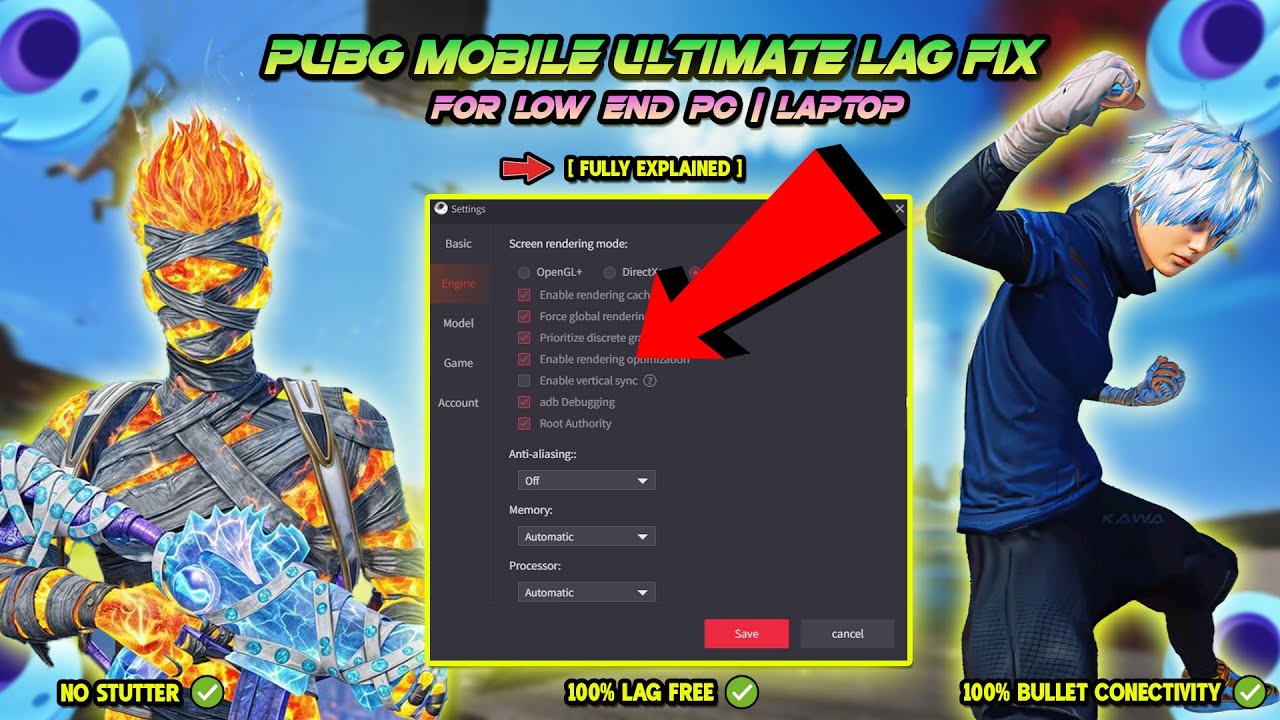 🔧THE BEST GAMELOOP SETTINGS FOR PUBG MOBILE LOW END PC & LAPTOP IN 2025