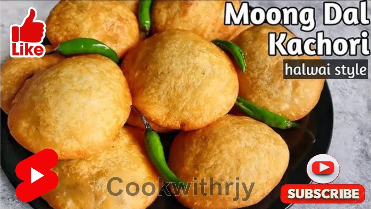 Moong Dal Khasta Kachori Recipe | Crispy & Flaky Indian Snack | Cookwithrjy