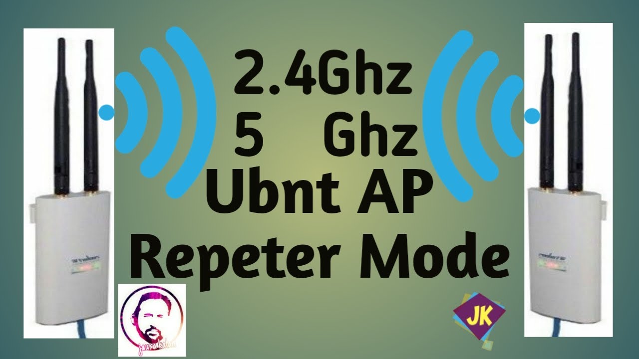 UBNT AP REPEATER MODE Setup By Setup Configuration ( 2.4 & 5 Ghz )