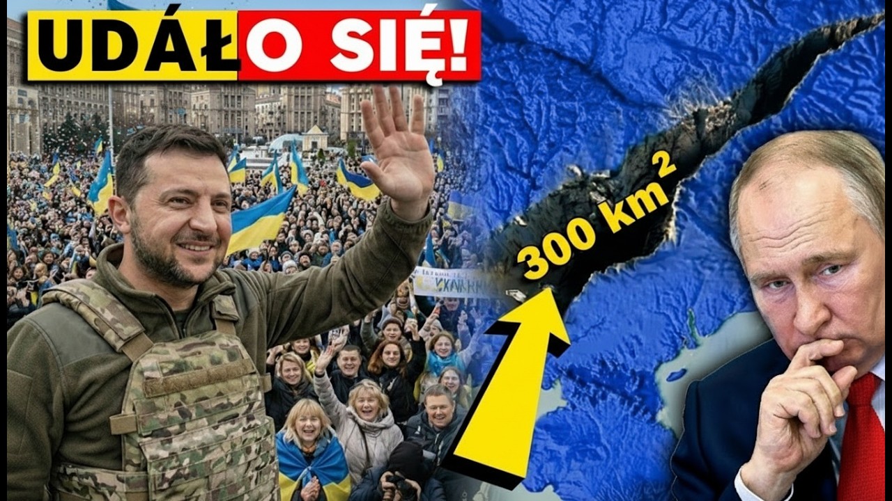 Zaczęło się od 300km² przełamania. Teraz cała obrona Putina się sypie