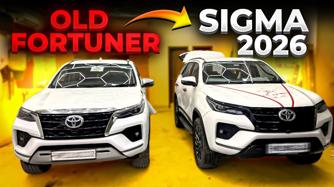 Old Fortuner to sigma 2025 conversion ✅ Old fortuner to sigma with price | Fortuner sigma body kit ✅