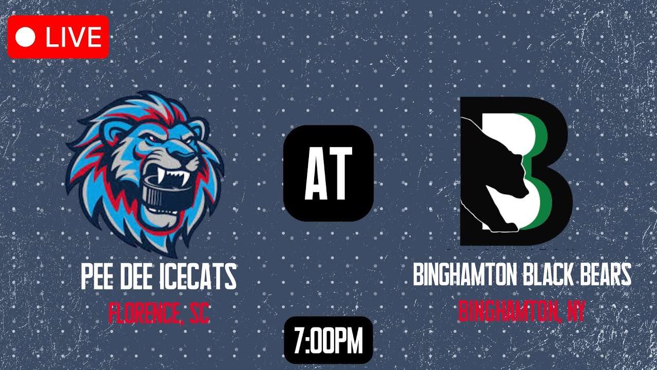 Pee Dee IceCats @ Binghamton Black Bears January 24th, 2026