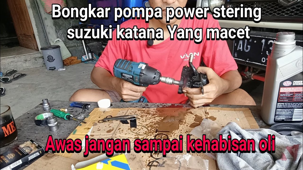 power stering suzuki katana macet #suzukikatanaindonesia