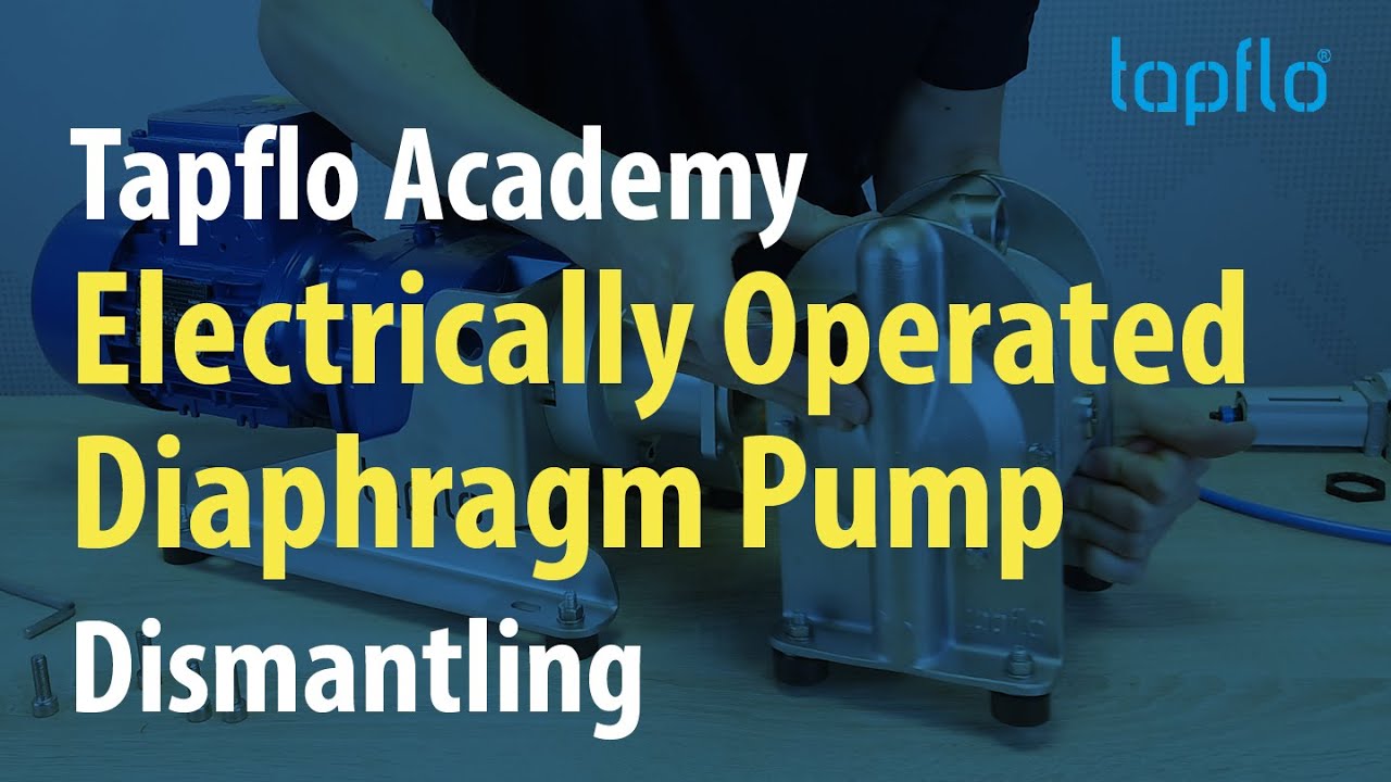 Tapflo Academy | Electrically Operated Diaphragm Pump Dismantling