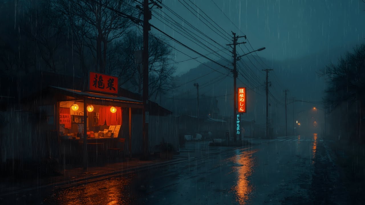Classic 90s Tokyo Rain Past Midnight — Nostalgic Lofi Beats for Work, Study, Sleep