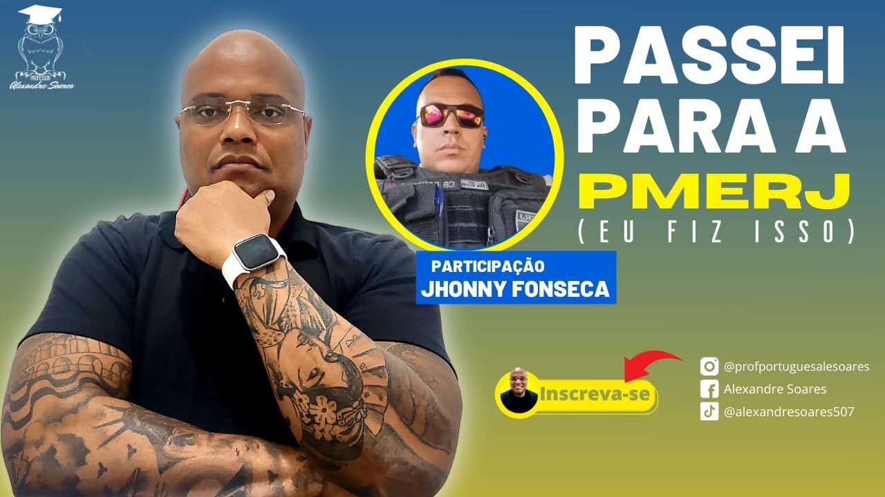 Como [PASSAR para SOLDADO da PMERJ ] | Xandãocast #9 - Prof. Alexandre Soares