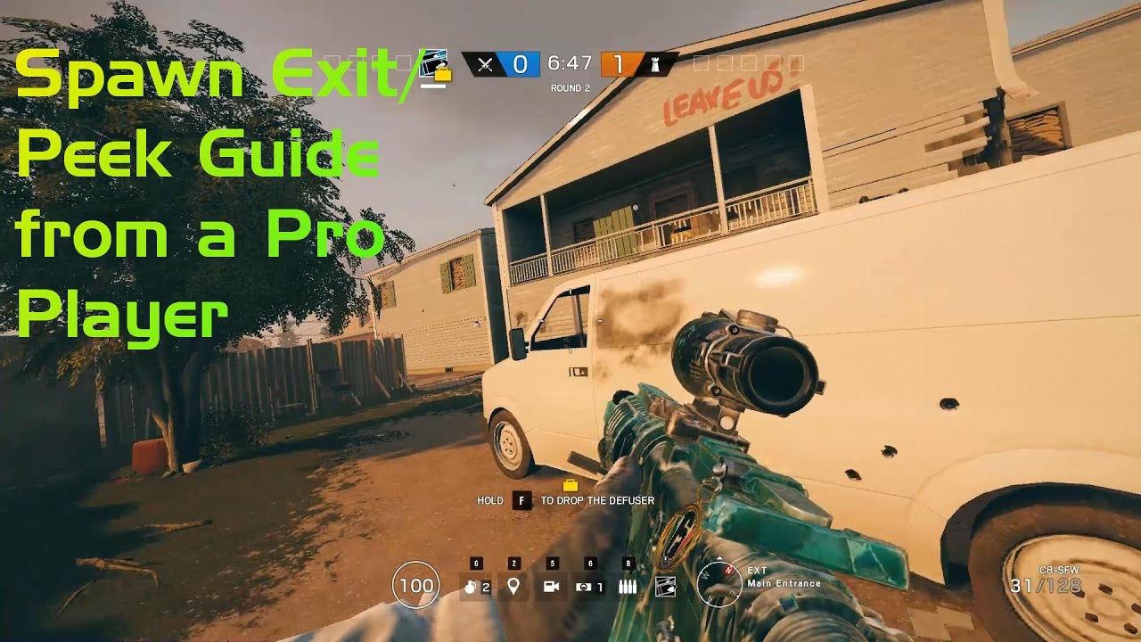 Basic Spawn Exit/Peek Guide from a Pro Player KingGeorge